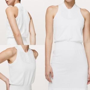 Lululemon White In Your Court Dress